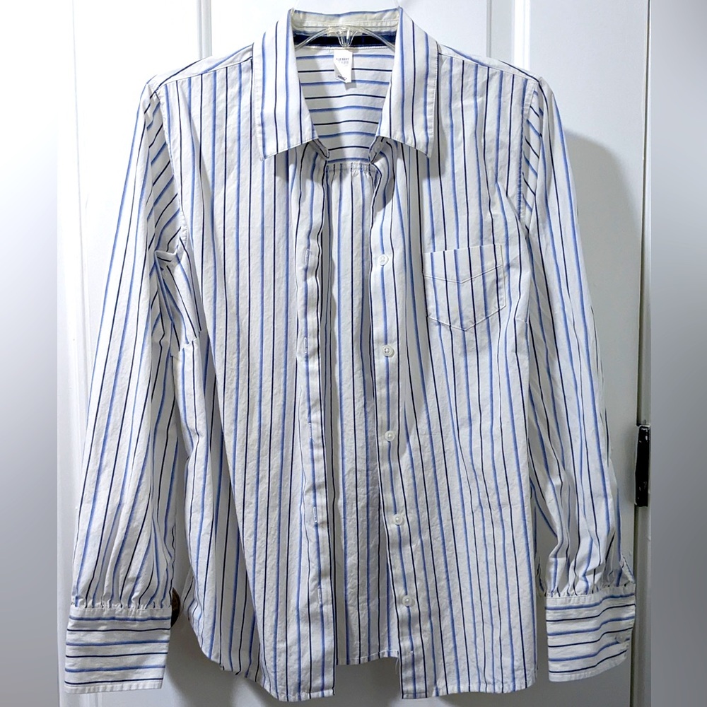 Old Navy Perfect Fit Striped Blouse Women Size S